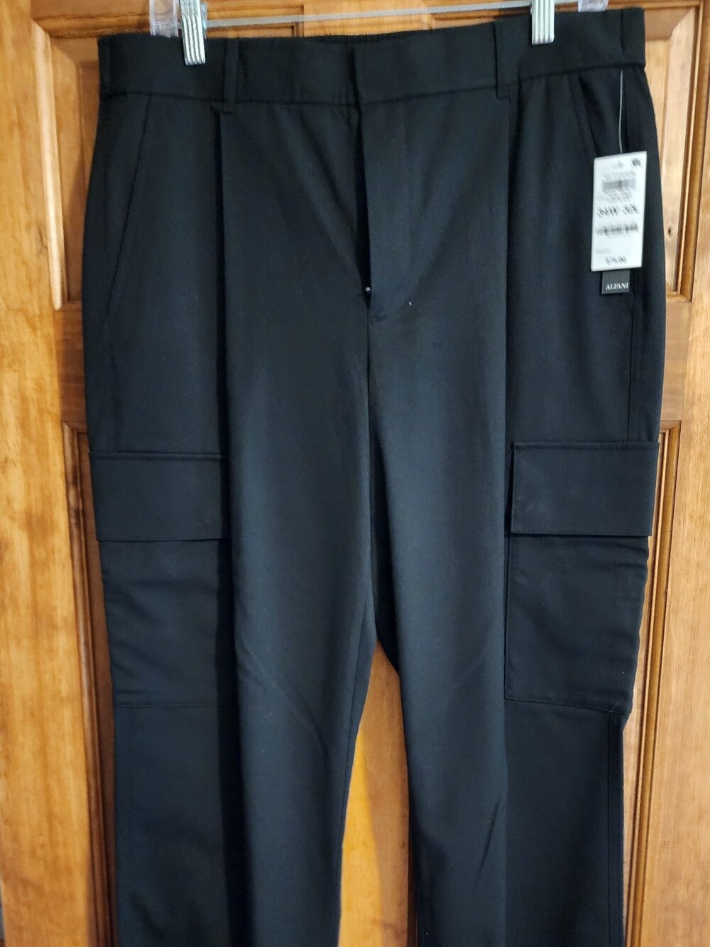 Alfani Black Men's Cargo Dress Pants